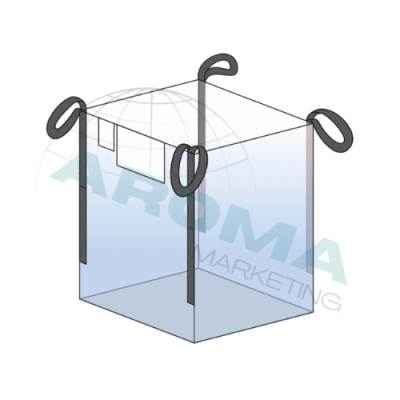 Big Bag 90x90x120 Gura DESCHISA si Fund PLAT